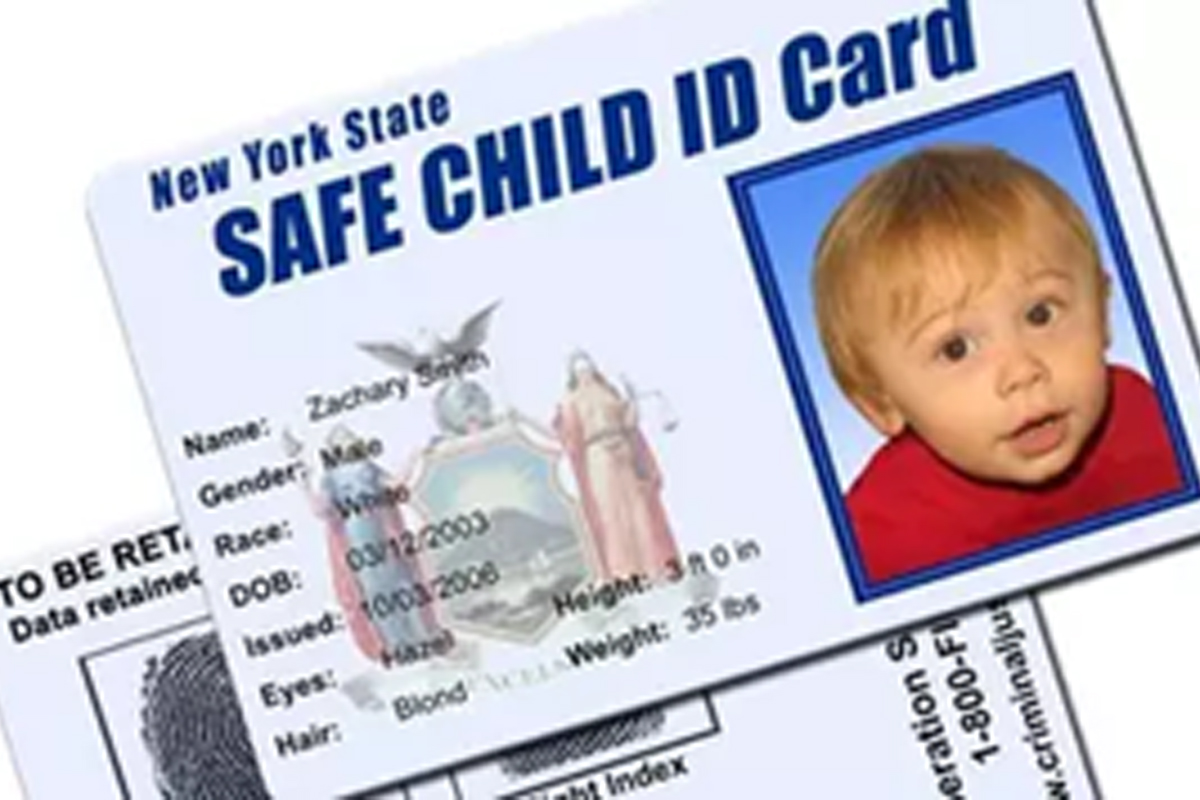 Child Emergency ID Card Printable