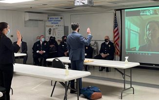 Nassau County Executive Laura Curran Swears in Recruits for Corrections Academy
