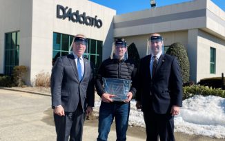Face Shield Donation from Instrument Accessories Manufacturer is Music to Suffolk Legislature’s Ears