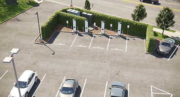 Four EV Charging Stations To Be Installed in Port Jeff Station Shopping Center Lot