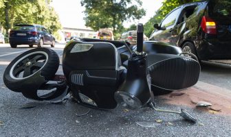 Motorized Scooter Operator Seriously Injured in Motor Vehicle Crash