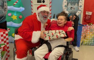 Farmingdale State College Men’s Lacrosse Team Deliver Holiday Presents to People’s Arc of Suffolk School for Kids